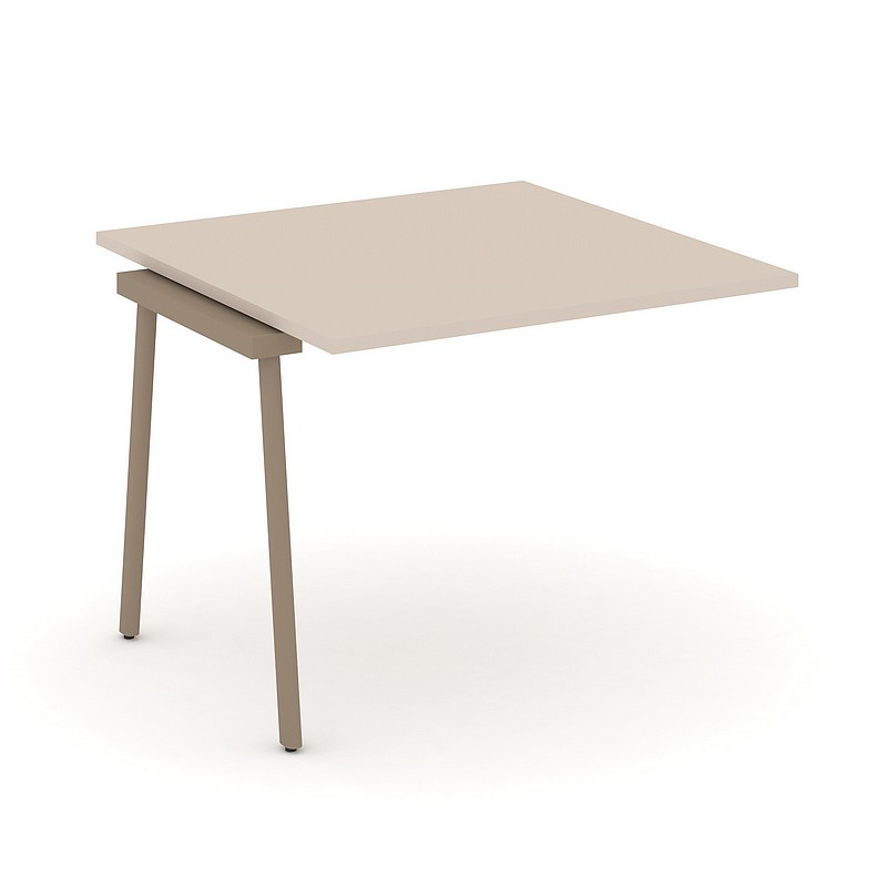 Мебель для персонала ESTETICA ES.NPRG-1.1-P Проходной наборный эл-т переговорного стола на плоскоовальной трубе