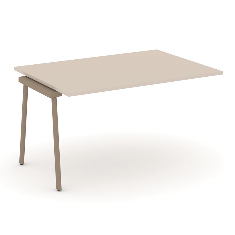 Мебель для персонала ESTETICA ES.NPRG-1.3-P Проходной наборный эл-т переговорного стола на плоскоовальной трубе