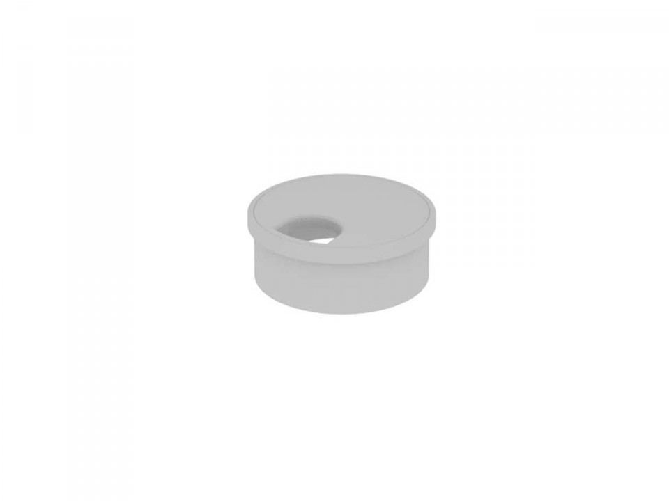 Офисная мебель SLIM SYSTEM ЗП-60 Заглушка пластик серый (врезается опционально, цена указана за заглушку + врезка)