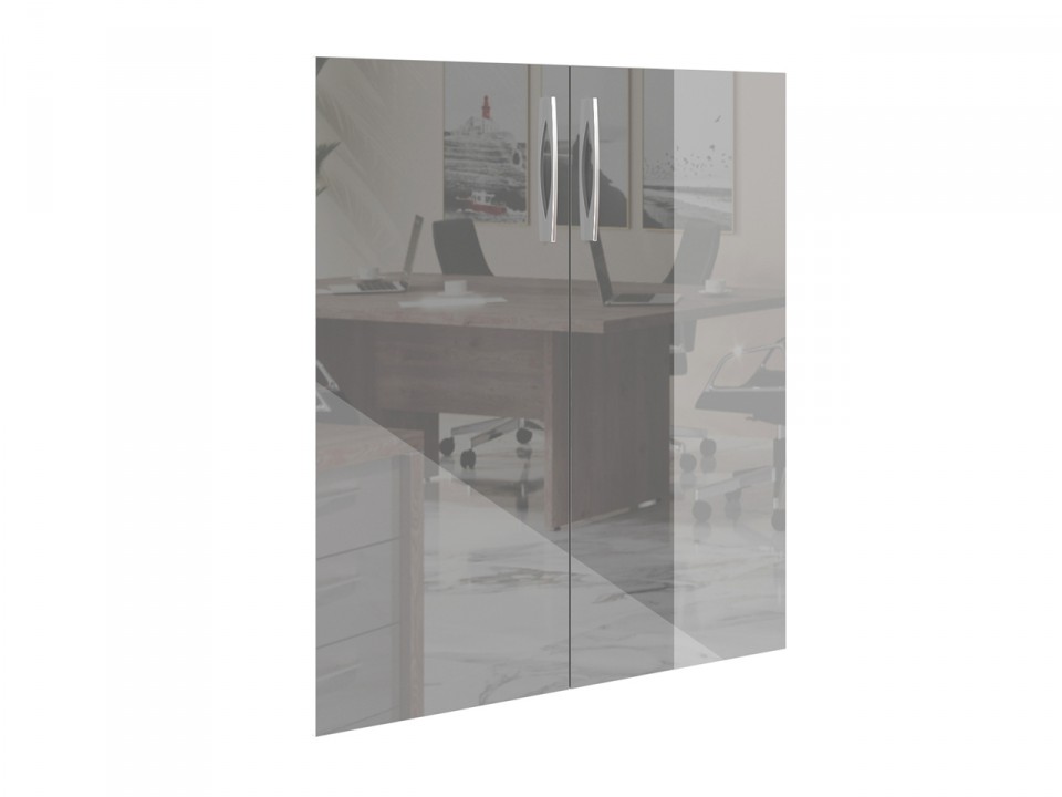 Кабинет руководителя ASTI AS-4.1 Двери МДФ глянец 2шт. (под заказ)