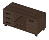 Кабинет руководителя Lava LAVA 601 Приставка подктатная, 3 ящика + дверь