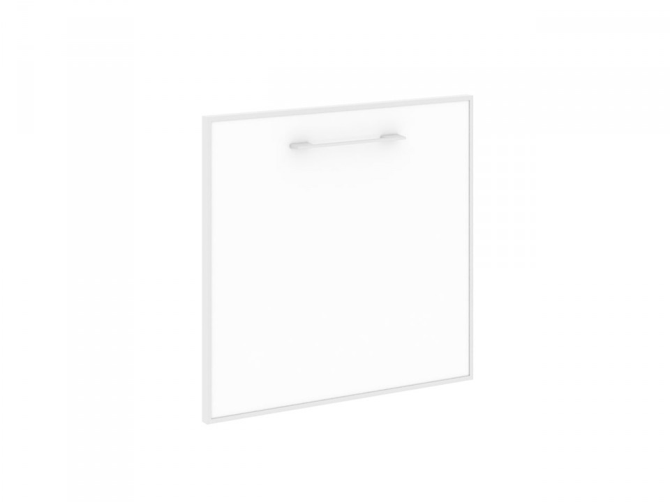 Мебель для руководителя YALTA LT-S4R/L white Дверь фасадная стекло белое в раме