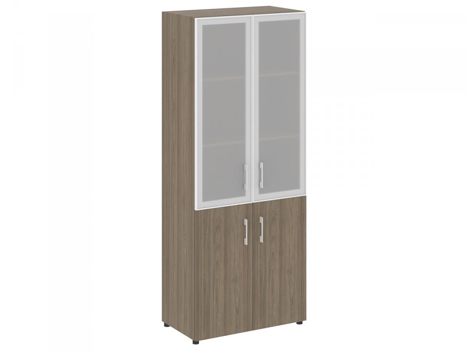 Мебель для руководителя YALTA LT-ST 1.2R Шкаф закрытый двери стекло в раме/дерево