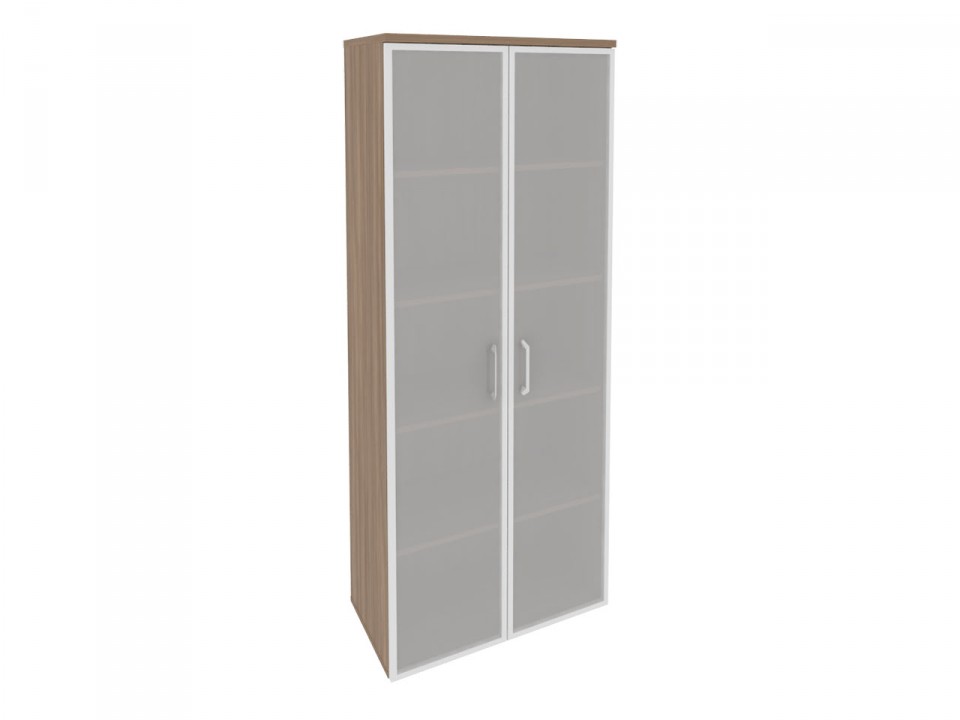 Кабинет руководителя ONIX DIRECT O.ST-1.10R Шкаф высокий широкий (2 фасада стекло в раме)