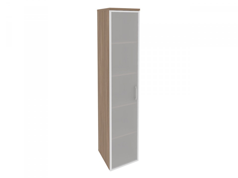 Кабинет руководителя ONIX DIRECT O.SU-1.10R L/R Шкаф высокий узкий (1 высокий фасад стекло в раме)