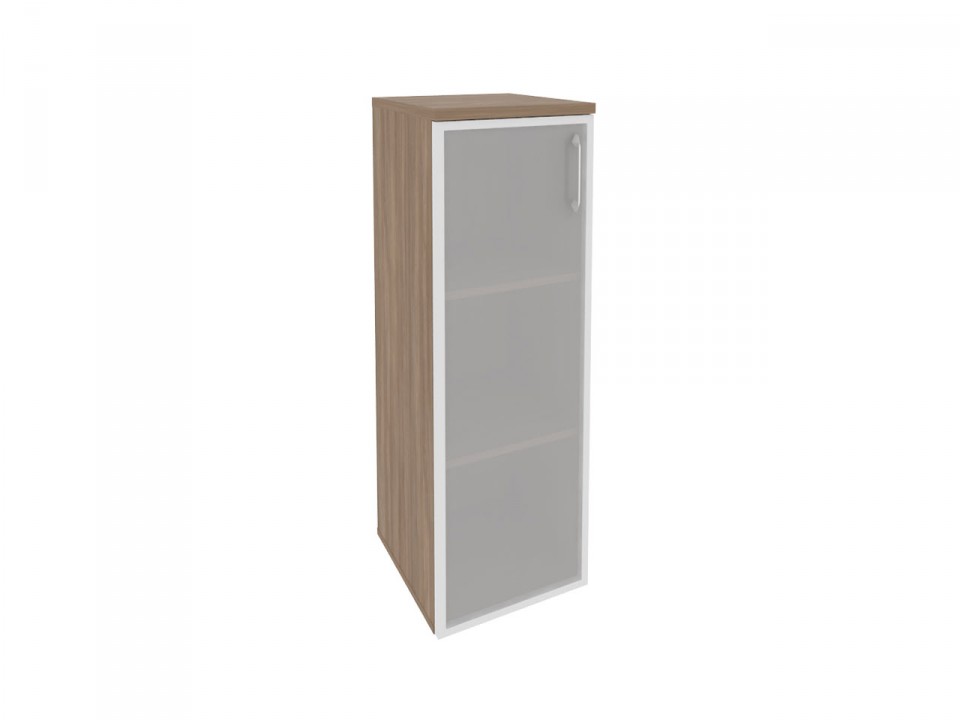 Кабинет руководителя ONIX DIRECT O.SU-2.4R L/R Шкаф средний узкий (1 средний фасад стекло в раме)