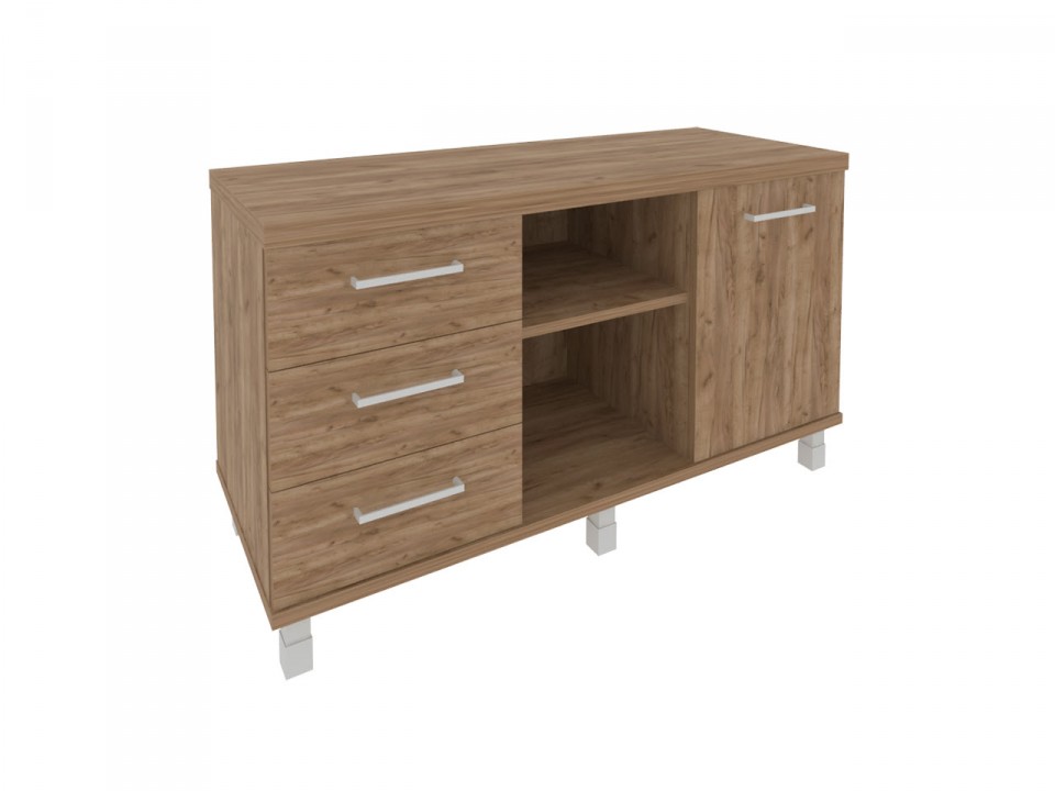 Мебель для руководителя FIRST Тумба сервисная 3 ящика KTS-1