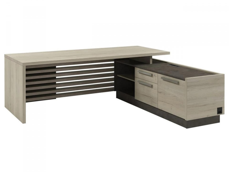 Кабинет руководителя Vestar Z-222пр.1000 (прав.) Стол руководителя с тумбой с розеткой